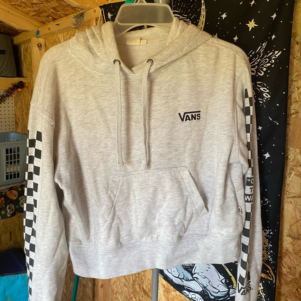 Vans sweatshirt detail on the sleeves